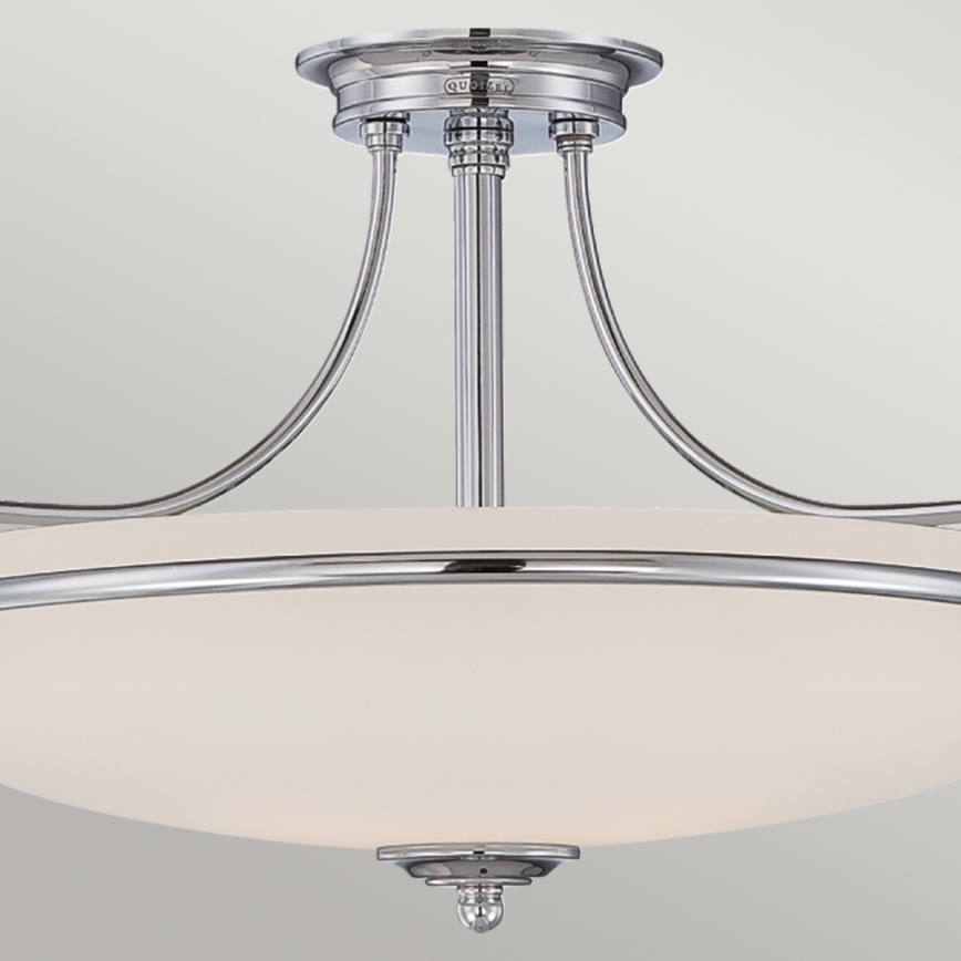 Elstead - Felületre szerelhető csillár GRIFFIN 3xE27/100W/230V fényezett króm