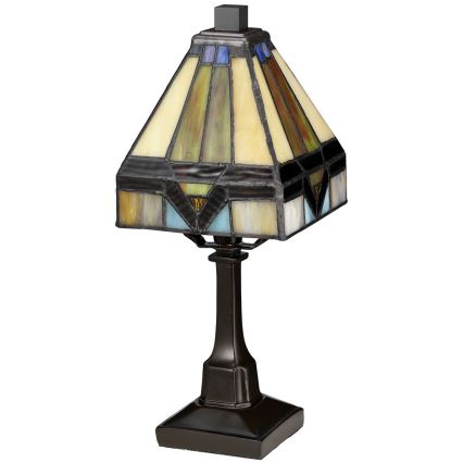 Elstead - Tiffany HOLMES asztali lámpa 1xE14/25W/230V