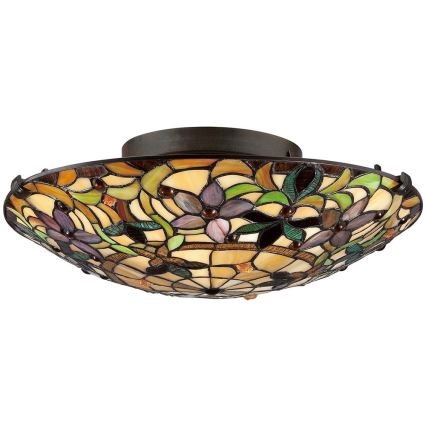 Elstead - Tiffany KAMI mennyezeti lámpa 2xE27/60W/230V