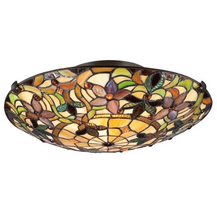 Elstead - Tiffany KAMI mennyezeti lámpa 2xE27/60W/230V