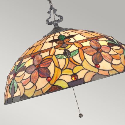 Elstead - Tiffany KAMI láncos csillár 3xE27/60W/230V