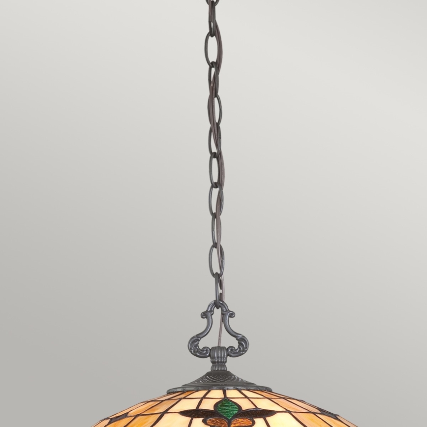 Elstead - Tiffany KAMI láncos csillár 3xE27/60W/230V