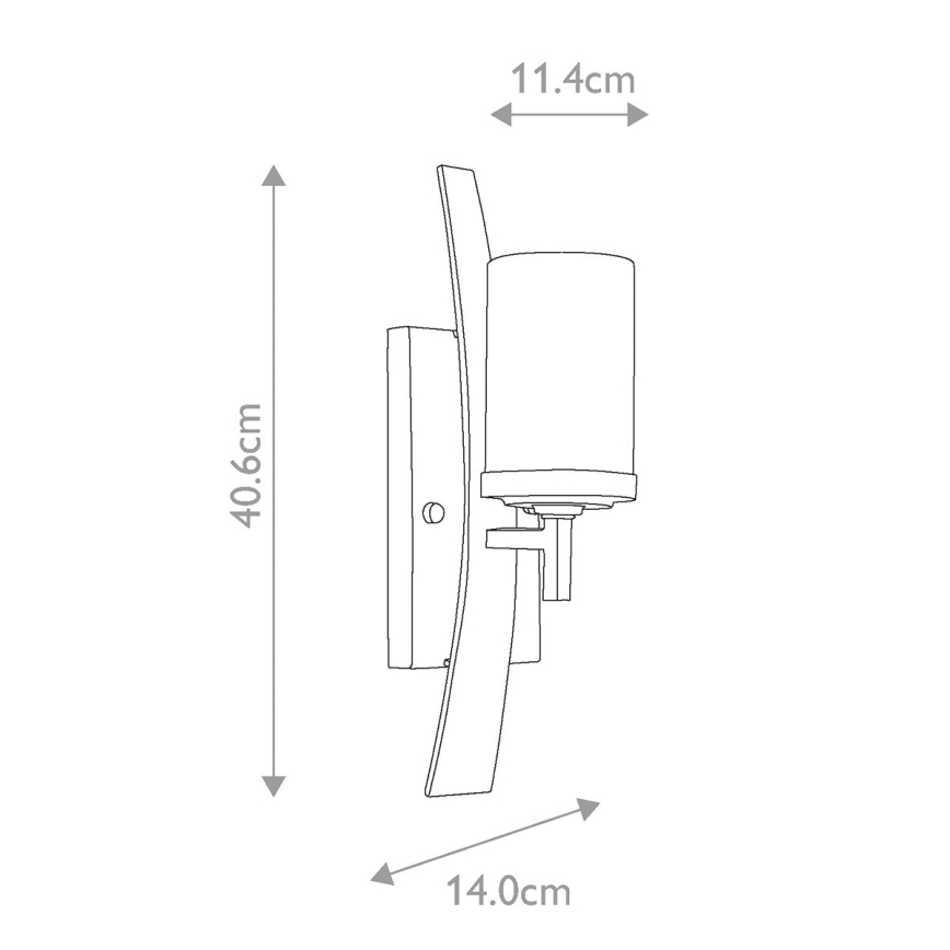 Elstead QZ-KYLE1 - Fali lámpa KYLE 1xE27/100W/230V