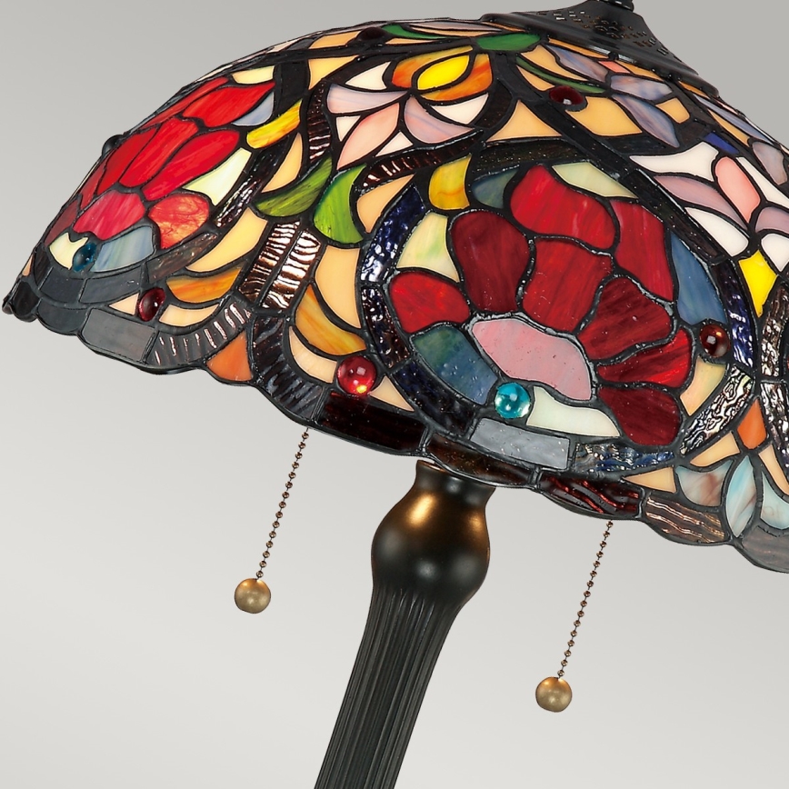 Elstead - LARISSA Tiffany asztali lámpa 2xE27/60W/230V