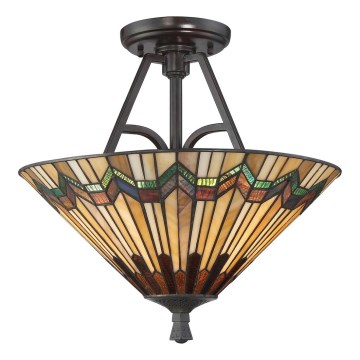 Elstead - Tiffany ALCOTT felületre szerelhető csillár, 2xE27/60W/230V