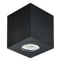 Emithor 48623 - Fürdőszobai spotlámpa ALUX 1xGU10/35W/230V IP44 szögletes fekete