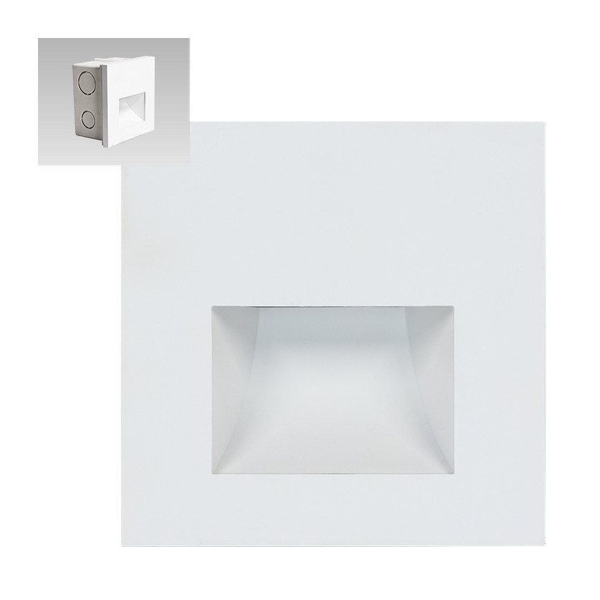 Emithor 70415 - LED lépcsővilágítás SUNNY LED/1W/230V 4000K fehér