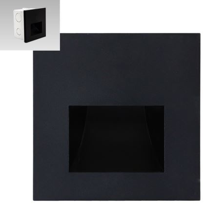 Emithor 70419 - LED lépcsővilágító SUNNY LED/1W/230V 4000K fekete