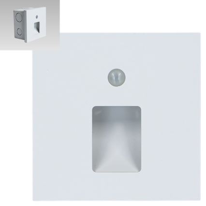 Emithor 70420 - LED lépcsővilágítás érzékelővel VIX LED/1W/230V 4000K fehér