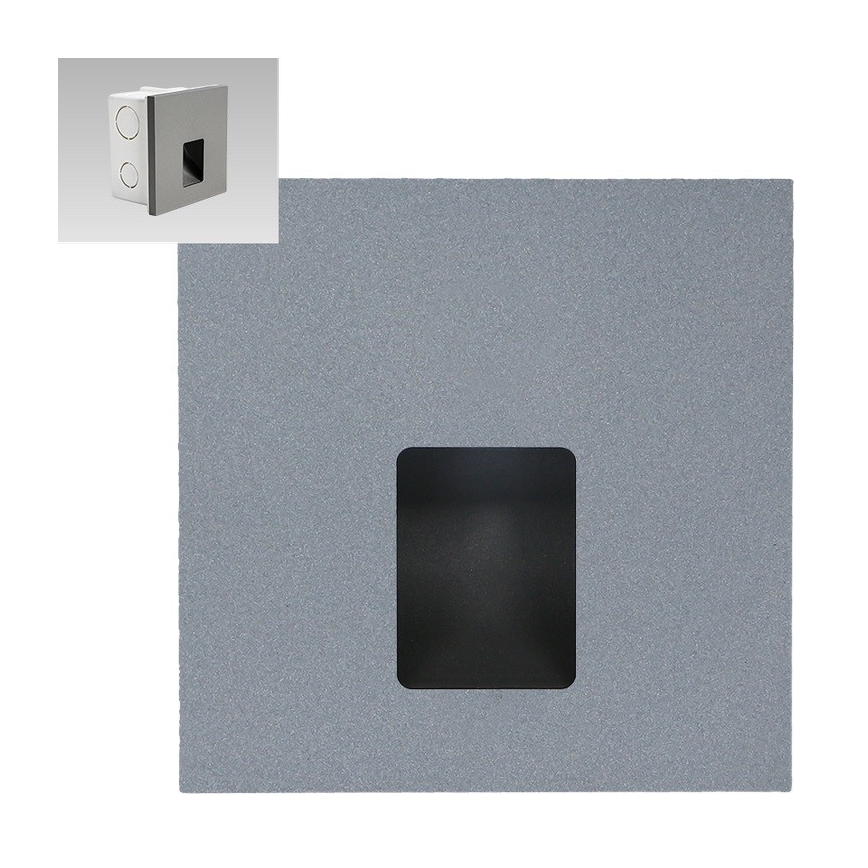 Emithor 70423 - LED lépcsővilágítás VIX LED/1W/230V 4000K szürke