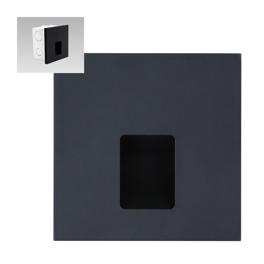 Emithor 70425 - LED lépcsővilágítás VIX LED/1W/230V 4000K fekete