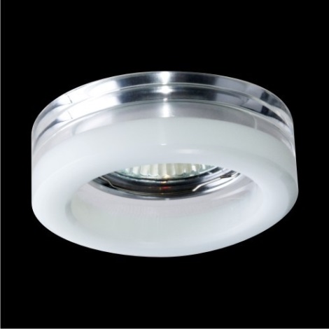 Emithor 71012 - Beépíthető lámpa 1xGU10/50W átlátszó/fehér kristály