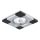 Emithor 71031 - Beépíthető lámpa 1xGU10/50W króm/wenge