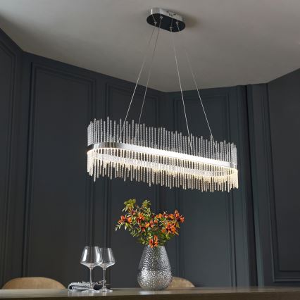 Endon 107109 - LED függeszték kábelen LED/47W/230V 3000K fényes króm