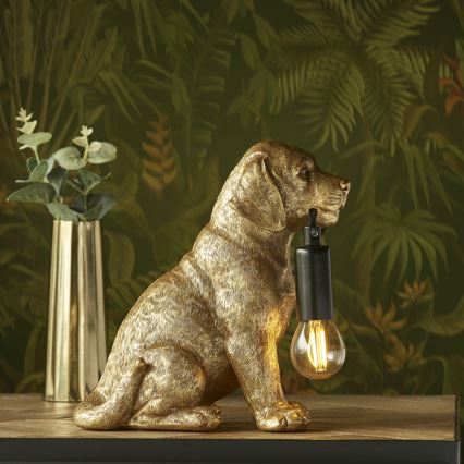 Endon 107364 - Asztali lámpa PUPPY 1xE14/7W/230V arany
