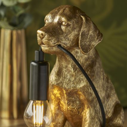 Endon 107364 - Asztali lámpa PUPPY 1xE14/7W/230V arany