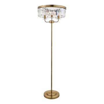 Endon 110644 - Állólámpa CHESTERFIELD 3xE14/6W/230V réz