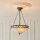 Endon 111870 - Tiffany FARGO láncos csillár 3xE27/10W/230V átm. 41,5 cm