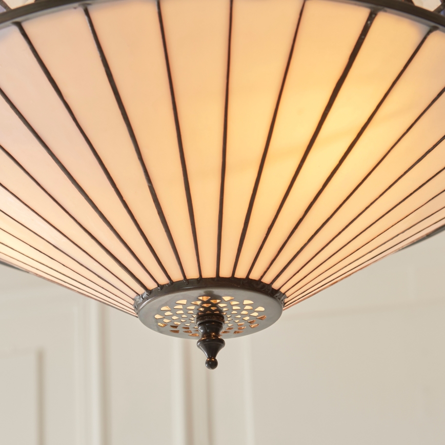 Endon 111870 - Tiffany FARGO láncos csillár 3xE27/10W/230V átm. 41,5 cm