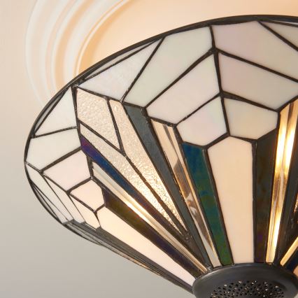 Endon 111895 - Tiffany ASTORIA felületre szerelhető csillár, 3xE27/10W/230V, Ø 48 cm