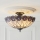 Endon 111906 - Felületre szerelt Tiffany csillár HUTCHINSON 3xE27/10W/230V átm. 50 cm