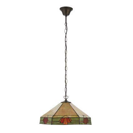 Endon 111989 - Tiffany NEVADA láncos csillár 3xE27/10W/230V átm. 40 cm