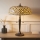 Endon 112178 - Tiffany MILLE FEUX asztali lámpa 2xE14/40W/230V, átmérő 45 cm