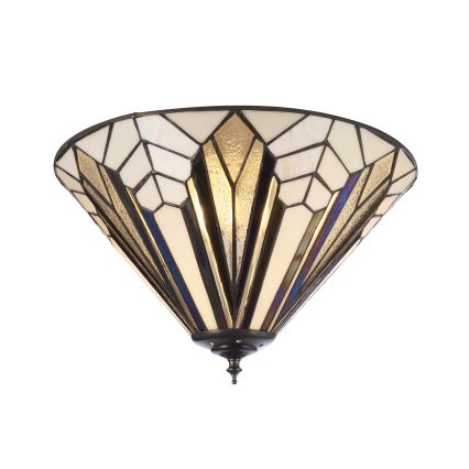 Endon 112191 - Tiffany ASTORIA mennyezeti lámpa, 2xE27/60W/230V, átmérő 40 cm