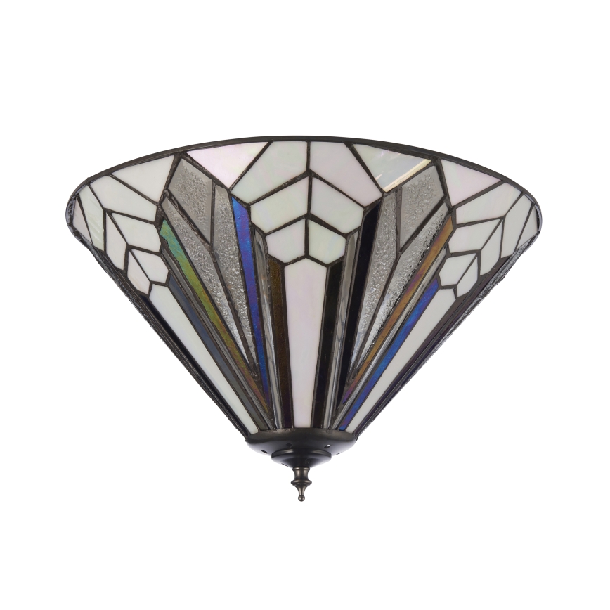 Endon 112191 - Tiffany ASTORIA mennyezeti lámpa, 2xE27/60W/230V, átmérő 40 cm
