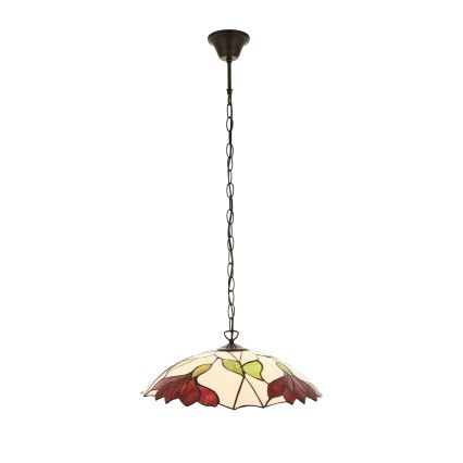 Endon 112246 - Tiffany BOTANICA láncos csillár 1xE27/60W/230V átm. 45 cm