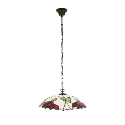 Endon 112246 - Tiffany BOTANICA láncos csillár 1xE27/60W/230V átm. 45 cm