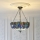 Endon 112250 - Láncon függő Tiffany DRAGONFLY csillár 3xE27/60W/230V átm. 50 cm