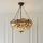 Endon 112251 - Tiffany DRAGONFLY láncos csillár 3xE27/60W/230V, átmérő 50 cm