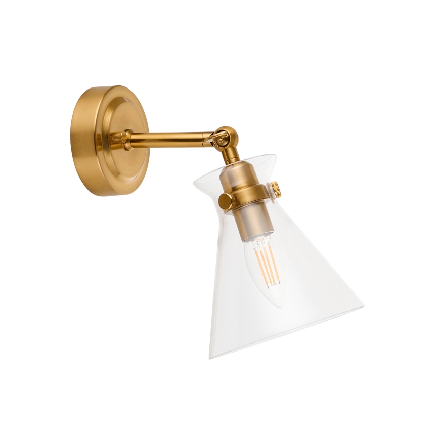 Endon 112861 - HARLOW fali spotlámpa 1xE14/7W/230V arany