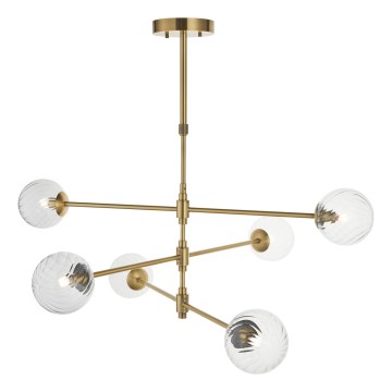 Endon 114039 - Rúdfüggeszték 6xG9/3,2W/230V arany