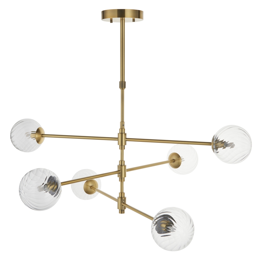 Endon 114039 - Rúdfüggeszték 6xG9/3,2W/230V arany