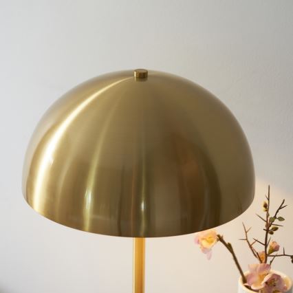 Endon 114210 - Asztali lámpa BERTOIA 1xE14/7W/230V sárgaréz