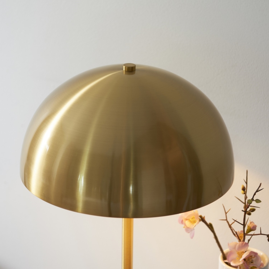 Endon 114210 - Asztali lámpa BERTOIA 1xE14/7W/230V sárgaréz