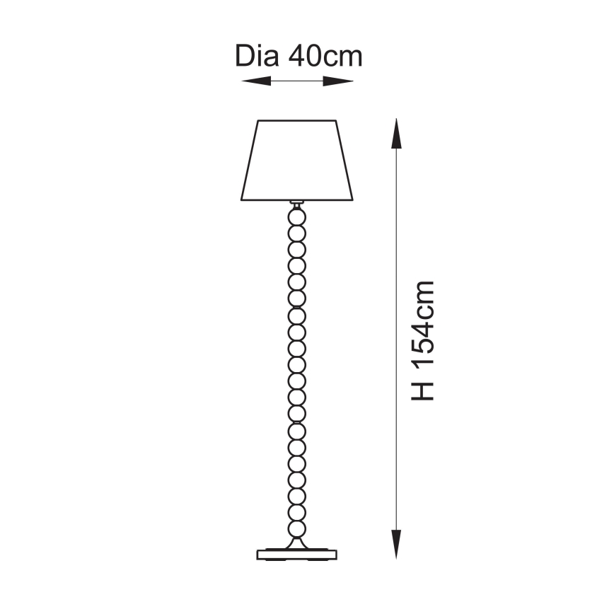Endon 114634 - Állólámpa HIGGLEDY 1xE27/10W/230V zöld/szürke
