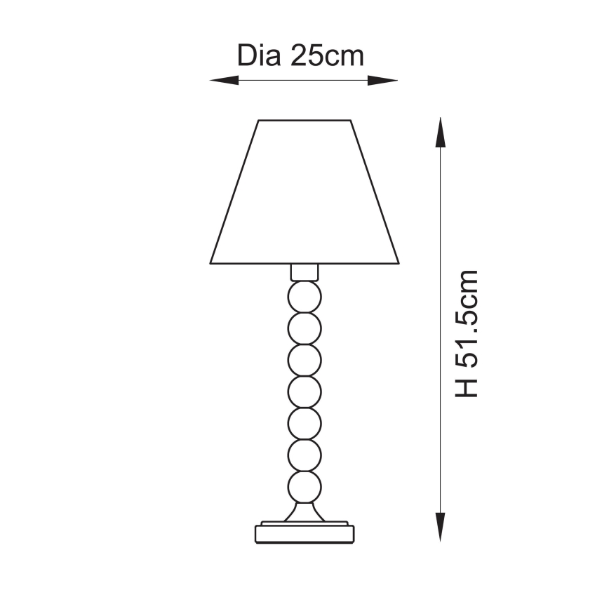 Endon 114703 - Asztali lámpa HIGGLEDY 1xE14/7W/230V zöld