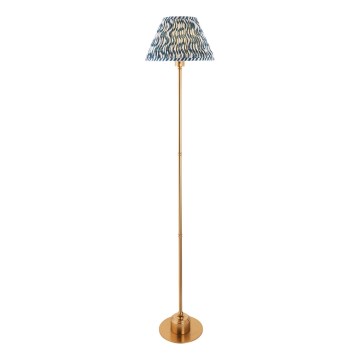 Endon 114778 - LED Fényerőszabályozható újratölthető állólámpa BURLEY LED/1,5W/5V 3600 mAh sárgaréz/kék
