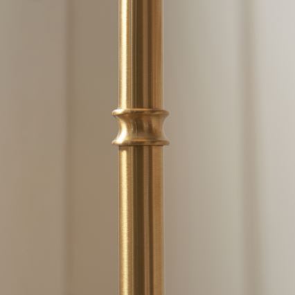 Endon 114785 - BURLEY dimmelhető, tölthető LED állólámpa, 1,5 W, 5 V, 3600 mAh, sárgaréz/szürke