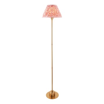 Endon 114786 - BURLEY LED dimmelhető, tölthető állólámpa LED/1,5W/5V 3600 mAh sárgaréz/rózsaszín