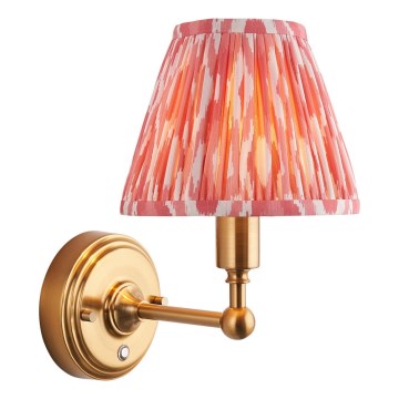 Endon 114817 - LED Dimmelhető újratölthető fali lámpa BURLEY LED/1,5W/5V 3600 mAh réz/rózsaszín