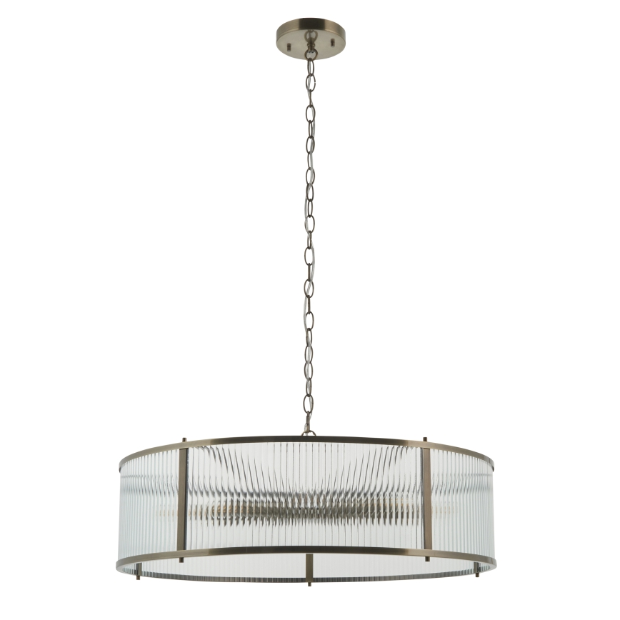 Endon 119455 - RIDGETON láncos csillár 8xE14/7W/230V sárgaréz