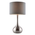 Endon 61192 - Állítható fényerejű asztali lámpa PICCADILLY 1xE14/40W/230V matt króm/szürke