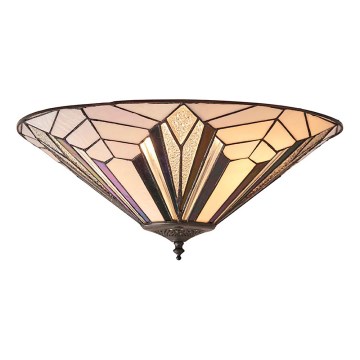 Endon 63935 - Tiffany ASTORIA mennyezeti lámpa 2xE27/60W/230V átmérő 48 cm
