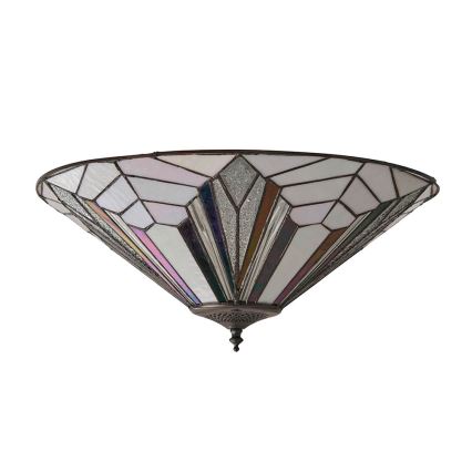 Endon 63935 - Tiffany ASTORIA mennyezeti lámpa 2xE27/60W/230V átmérő 48 cm