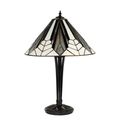 Endon 63939 - Tiffany ASTORIA asztali lámpa 2xE27/60W/230V átm. 40 cm