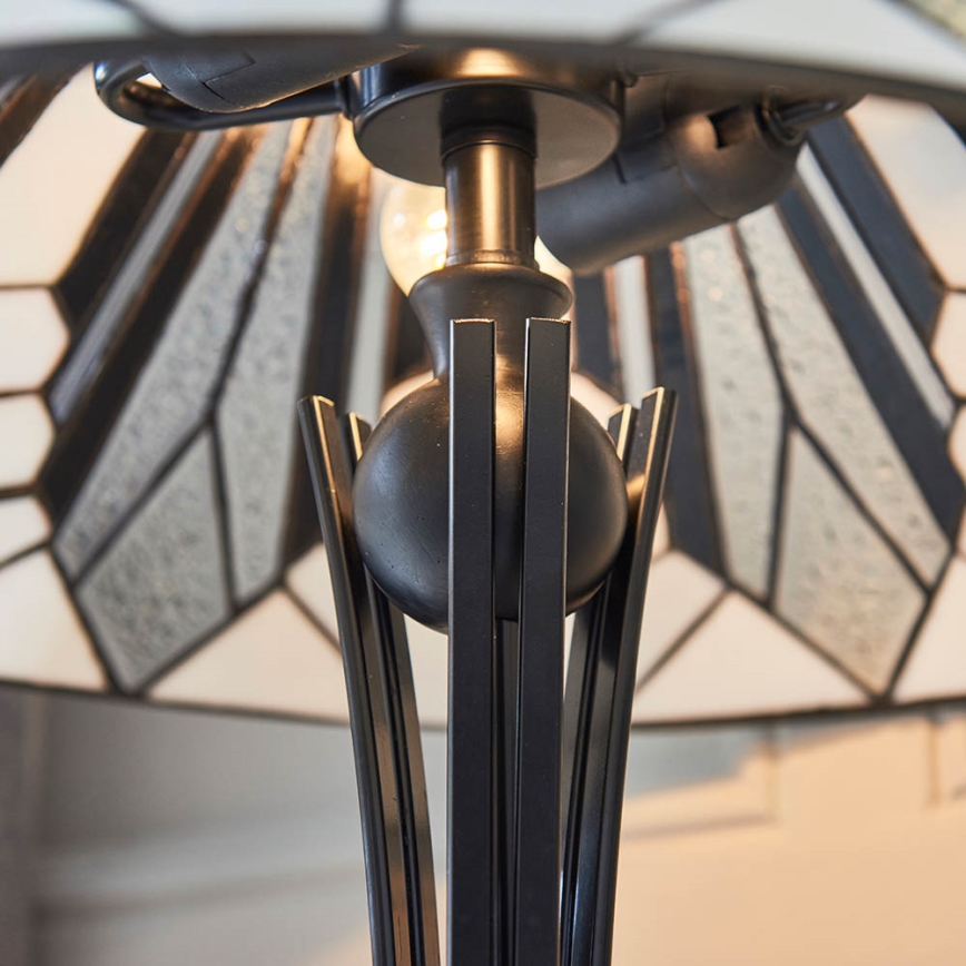 Endon 63939 - Tiffany ASTORIA asztali lámpa 2xE27/60W/230V átm. 40 cm